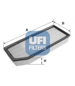 UFI - 3036700 - 30.367.00_фильтр воздушный!313x273x48 BMW E60/E61/E63/E64 2.0D/3.5D 04