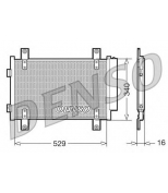 DENSO - DCN09049 - Радиатор кондиционера PSA Jumper, Boxer 04.02->