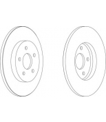 FERODO DDF1126 комплект дисков тормозных (2 диска в комплекте)