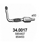 ASSO - 340017 - Кат Opel Astra G 1.7 DTL TD 98-00