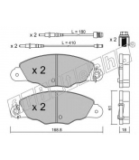 FRITECH - 3430 - Колодки тормозные дисковые передние CITROEN XANTIA 99->