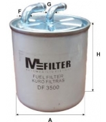 MFILTER DF3500 Фильтр топливный DF3500
