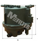 MFILTER - DF3511 - Фильтр топливный fiesta/fusion 1.4d
