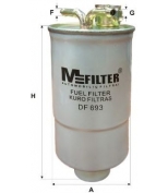 MFILTER DF693 Фильтр топливный VAGBora/Golf 4/Passat 97- 1.9TDI/LT 28-46 2.5TDI 97-