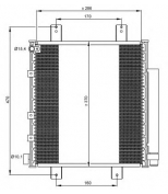NRF - 35856 - Радиатор кондиционера