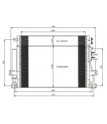 NRF - 35966 - Радиатор кондиционера