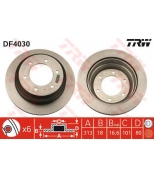 TRW DF4030 Диск тормозной DF4030