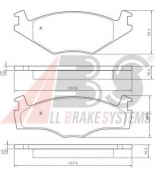 ABS - 36540 - Комп. дисковых торм. колодок