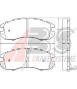 ABS - 36720 - дисковые колодки