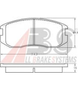 ABS - 36772 - Колодки торм. диск. передние  MITSUBISHI COLT III/