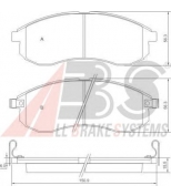 ABS - 37481 - Комплект тормозных колодок, диско