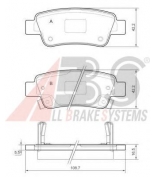 ABS - 37651 - Колодки тормозн задние Honda CRV 07-