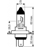 OSRAM 64185NR5 Лампа HS1 12V 35/35W PX43t NIGHT RACER 50 (Складная картонная коробка)