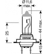 OSRAM 64210CBI Лампа накаливания,  COOL BLUE INTENSE H7  12В 55Вт, 1шт