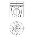 KOLBENSCHMIDT - 40051600 - Поршнекомплект Volvo D10A Euro 2 d120.65 STD KS