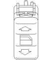 HANS PRIES/TOPRAN - 401511 - Кнопка стеклоподъемника