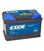 EXIDE - EB712 - АКБ Excell 71Ah 670A 278x175x175 (-+)