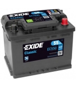 EXIDE EC550 АКБ Classic 55Ah 460A 242x175x190  (-+)