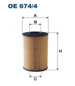FILTRON - OE6744 - Фильтр масляный tucson/sportage/sonata diesel