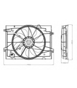 NRF - 47285 - Вентилятор радиатора