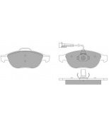 FREMAX - FBP1071 - Колодки передние AR145 , 146 , 147 , 156 , Lybra