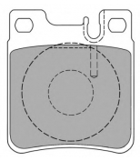FREMAX - FBP1100 - Комплект тормозных колодок дисковый тормоз
