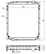 NRF - 51590 - Основной радиатор (двигателя)