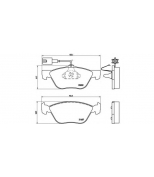 BREMBO - P23116 - Комплект тормозных колодок, дисковый тормоз