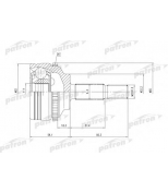 PATRON - PCV1378 - ШРУС наружн к-кт RENAULT: Clio II 98-, Kangoo 97-