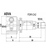 ASVA - FDIRCA2 - Шрус внутренний правый 28x40x26