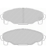 FERODO - FDB1009 - Комплект тормозных колодок дисковый тормоз