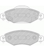FERODO - FDB1513 - Комплект тормозных колодок, диско