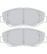 FERODO - FDB1658 - Колодки торм.пер. HONDA CR-V II (RD_) 2.0 Kw 110 07/02 - 09/06 F / HONDA CR-V II (RD_) 2.2 CTDi Kw 103 02/05 - 09/06 F / HONDA CR-V II (RD_) 2.4 Vtec (RD7) Kw 118 03/02 - 09/06 F