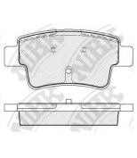 NIBK - PN0481 - колодка тормозная дисковая