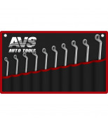 AVS A07651S Набор ключей гаечный накидных изогнутых в сумке 6-27мм 10 предметов AVS К2N10M A07651S