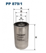 FILTRON - PP8791 - Фильтр топливный грубой очистки [PP879/1]