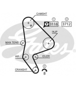 GATES - 5558XS - Ремень зубчатый 5558XS 146 x 1 (8597-15558)