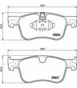 BREMBO - P61116 - Колодки дисковые передние