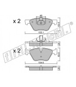 FRITECH - 5733 - Колодки тормозные дисковые передние BMW 130i (E87), 3SER 05>