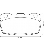 JURID - 571827J - "Комплект тормозных колодок F LANDROVER Defender 110 09/90>;Defender 130 09/90>;Defender 90 09/90>;"