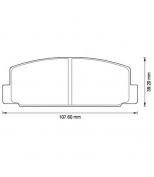 JURID - 572490J - Колодки тормозные диск.зад.  MAZDA 6 1,8/2,0/2,0DI