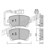 TRUSTING - 5700 - Колодки тормозные задние дисковые