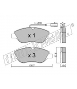 FRITECH - 5930 - Колодки тормозные дисковые передние FIAT Stilo 1.9 2.4