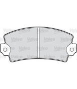 VALEO - 598077 - Комплект тормозных колодок