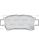 VALEO - 598542 - Комплект тормозных колодок