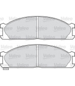 VALEO - 598618 - Комплект тормозных колодок, диско