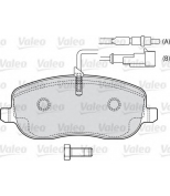 VALEO - 598793 - Комплект тормозных колодок