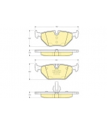 GIRLING - 6113442 - Колодки торм. диск. задние BMW E36/E46  90-05   12