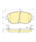 GIRLING - 6132359 - (GDB3235) Колодки торм пер LEXUS IS/GS/SC