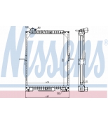 NISSENS - 62524A - Радиатор охлаждения двигателя [810x639x48 с рамкой]